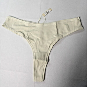 Skims Cotton Dipped Thong Bone 3X NWT New PN-DTH-0050